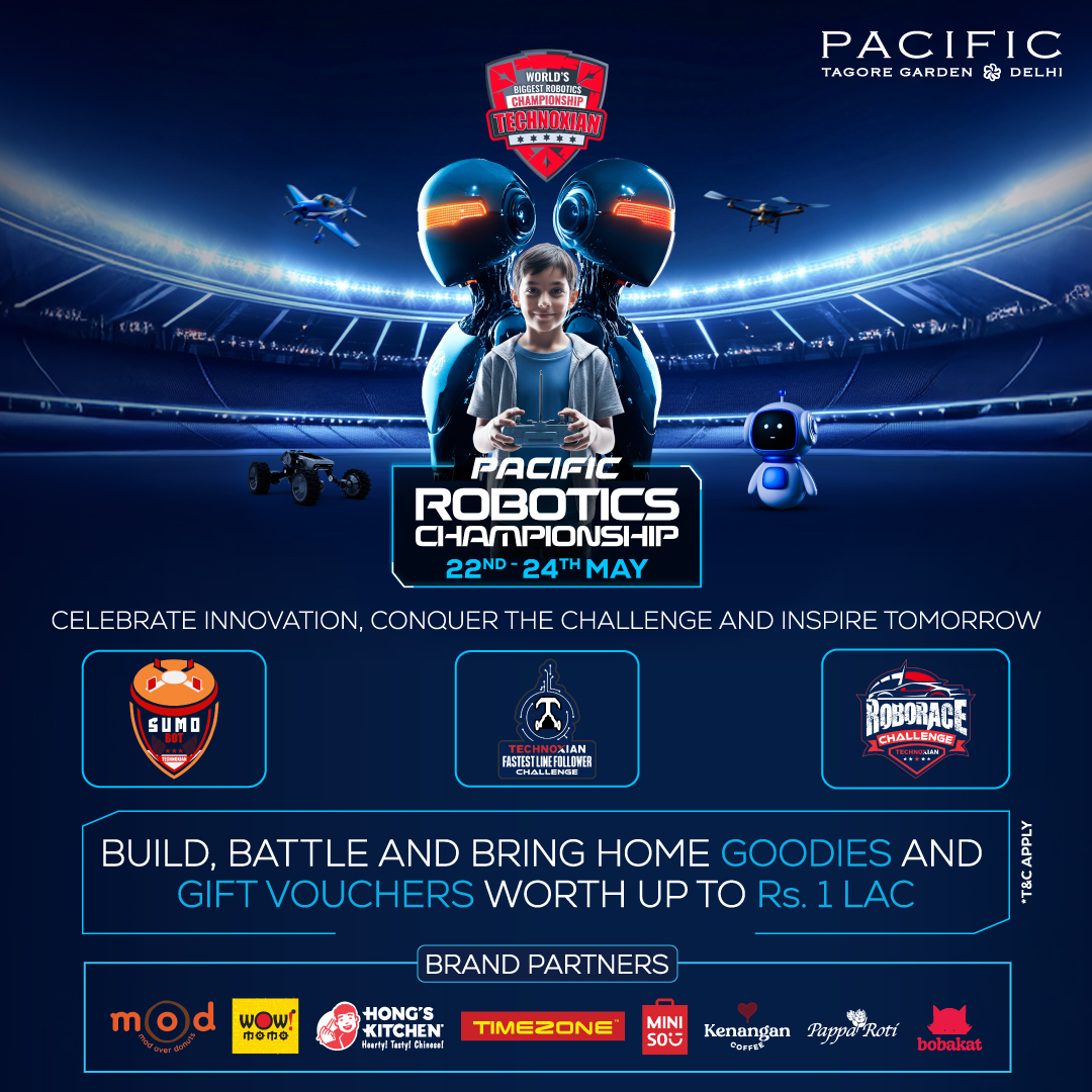 Pacific Robotics Championship at Pacific Mall, Tagore Garden